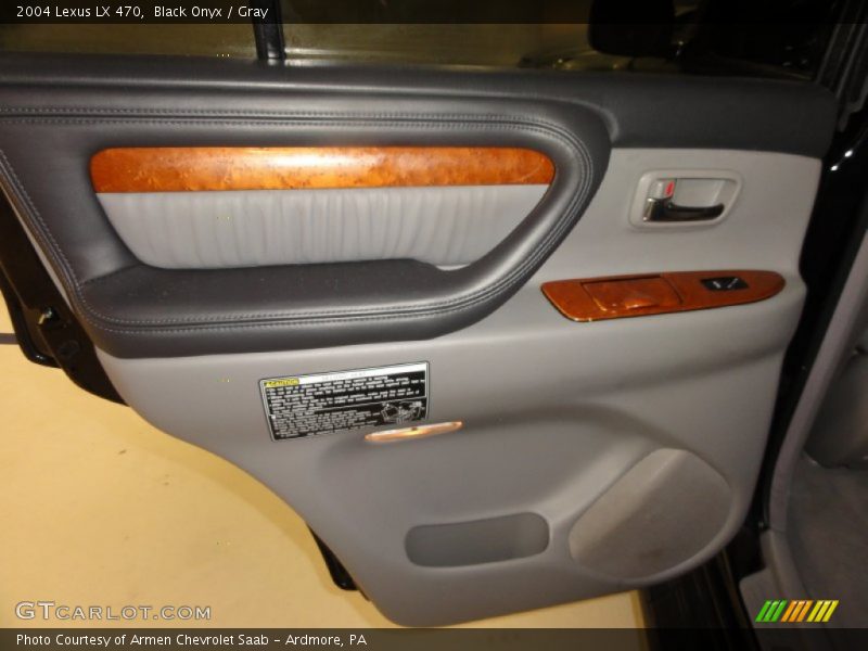 Black Onyx / Gray 2004 Lexus LX 470