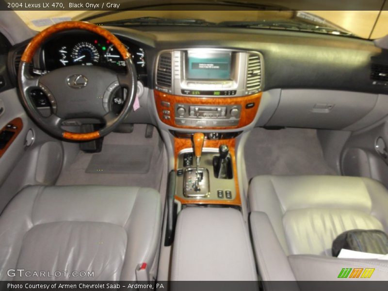 Black Onyx / Gray 2004 Lexus LX 470