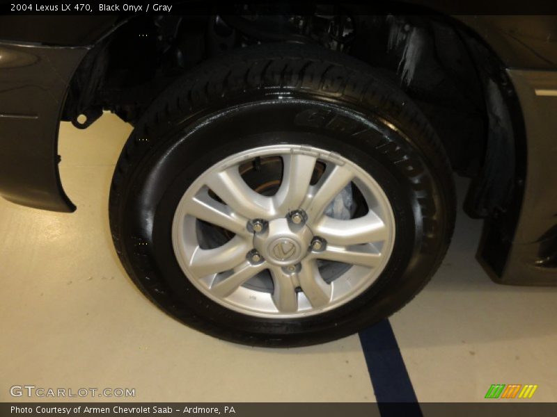 Black Onyx / Gray 2004 Lexus LX 470