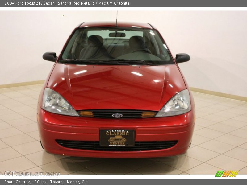 Sangria Red Metallic / Medium Graphite 2004 Ford Focus ZTS Sedan