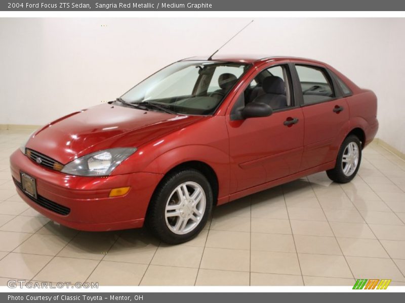 Sangria Red Metallic / Medium Graphite 2004 Ford Focus ZTS Sedan