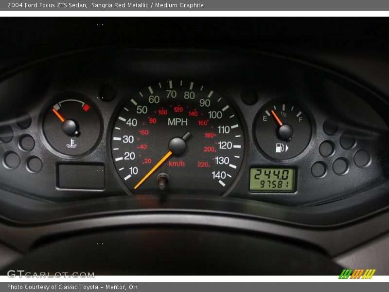  2004 Focus ZTS Sedan ZTS Sedan Gauges