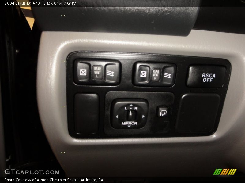 Black Onyx / Gray 2004 Lexus LX 470