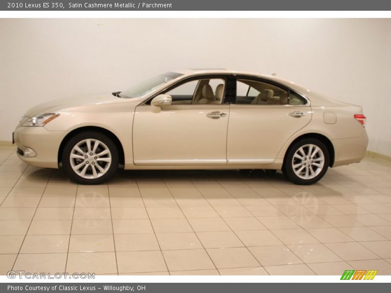 Satin Cashmere Metallic / Parchment 2010 Lexus ES 350