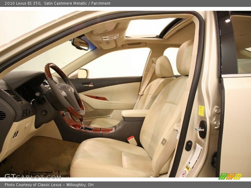 Satin Cashmere Metallic / Parchment 2010 Lexus ES 350