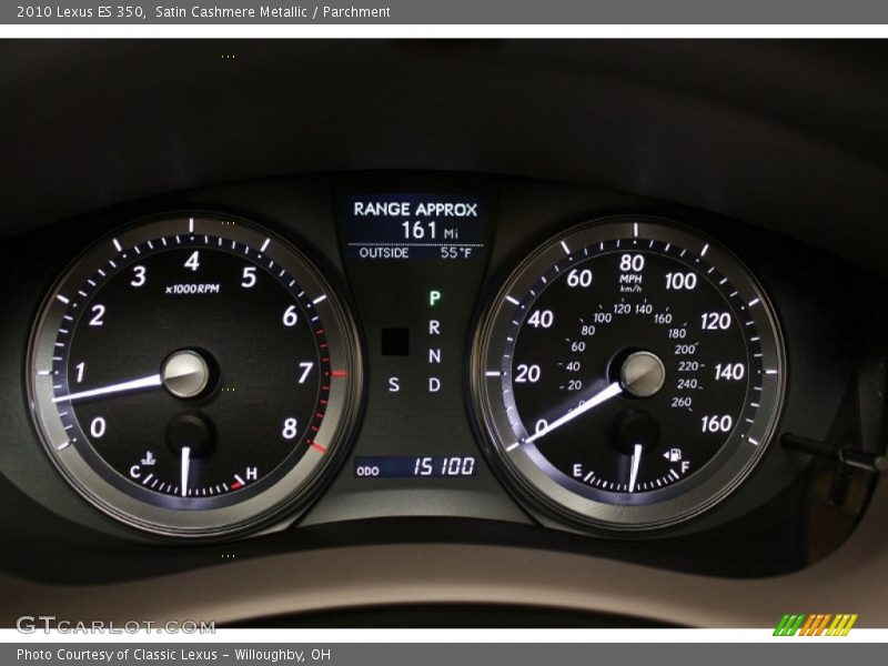 Satin Cashmere Metallic / Parchment 2010 Lexus ES 350