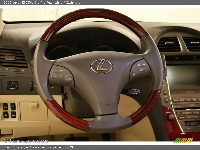 Starfire Pearl White / Cashmere 2009 Lexus ES 350