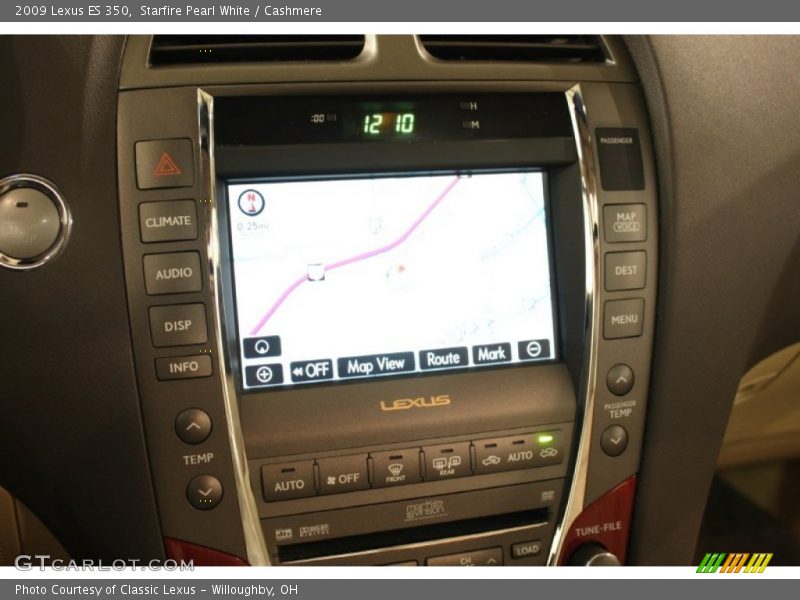 Navigation of 2009 ES 350