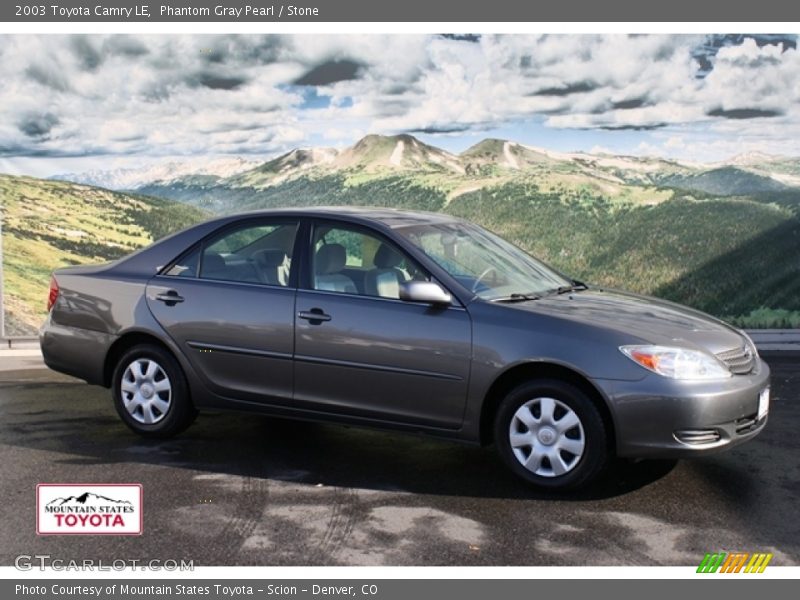 Phantom Gray Pearl / Stone 2003 Toyota Camry LE