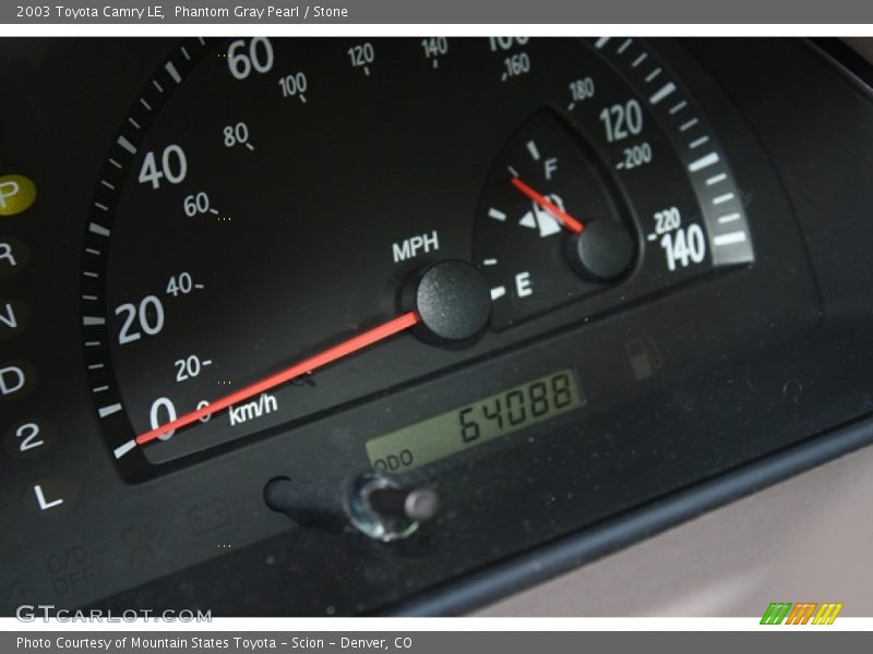 Phantom Gray Pearl / Stone 2003 Toyota Camry LE
