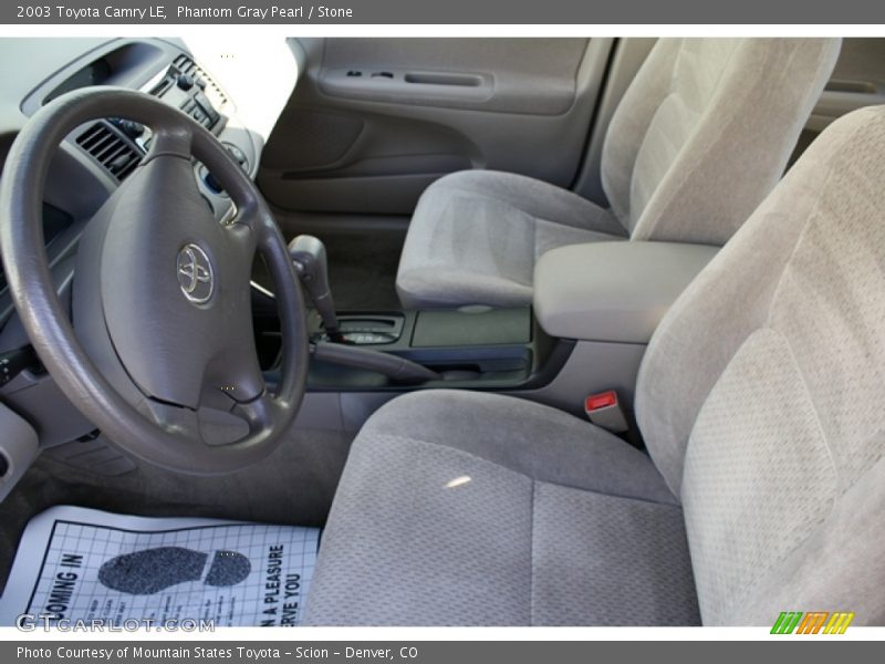 Phantom Gray Pearl / Stone 2003 Toyota Camry LE