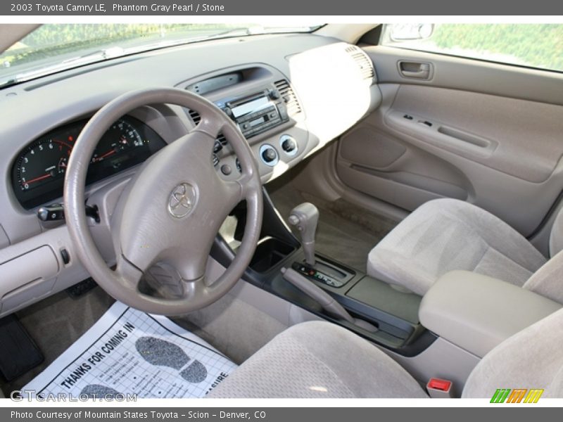 Phantom Gray Pearl / Stone 2003 Toyota Camry LE