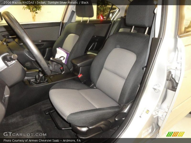 Sunlight Silver Metallic / Black 2006 Mazda MAZDA3 i Sedan