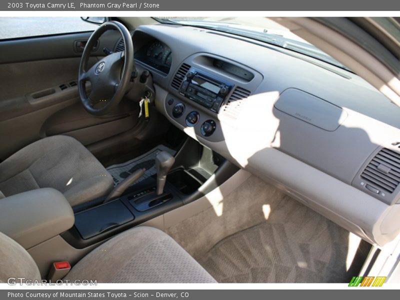 Phantom Gray Pearl / Stone 2003 Toyota Camry LE
