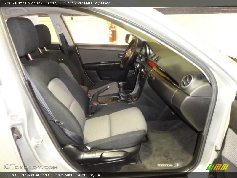 Sunlight Silver Metallic / Black 2006 Mazda MAZDA3 i Sedan