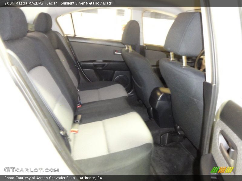 Sunlight Silver Metallic / Black 2006 Mazda MAZDA3 i Sedan