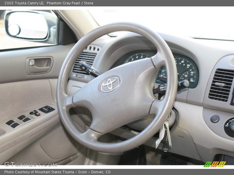 Phantom Gray Pearl / Stone 2003 Toyota Camry LE