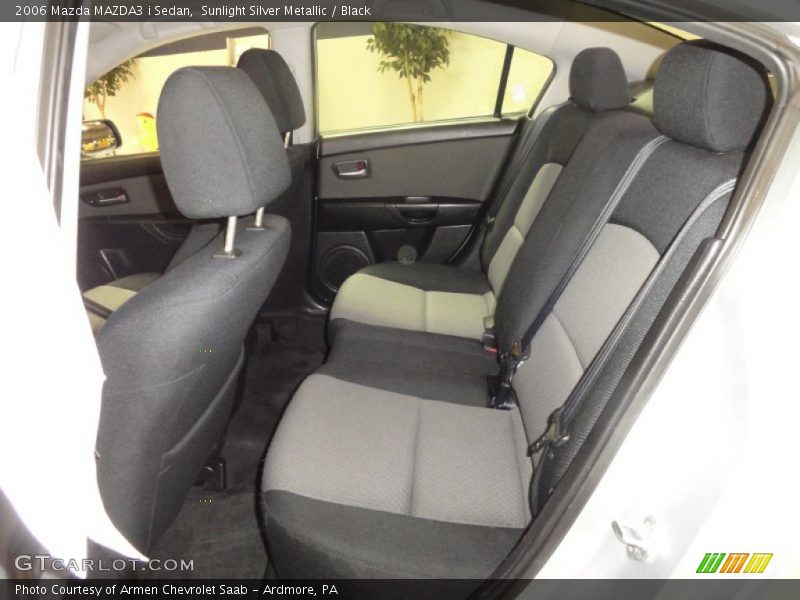 Sunlight Silver Metallic / Black 2006 Mazda MAZDA3 i Sedan