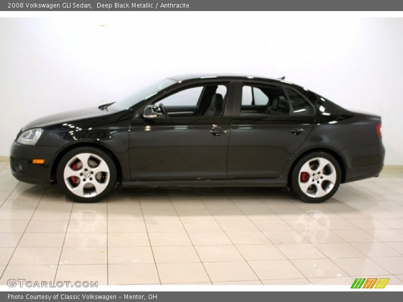 Deep Black Metallic / Anthracite 2008 Volkswagen GLI Sedan