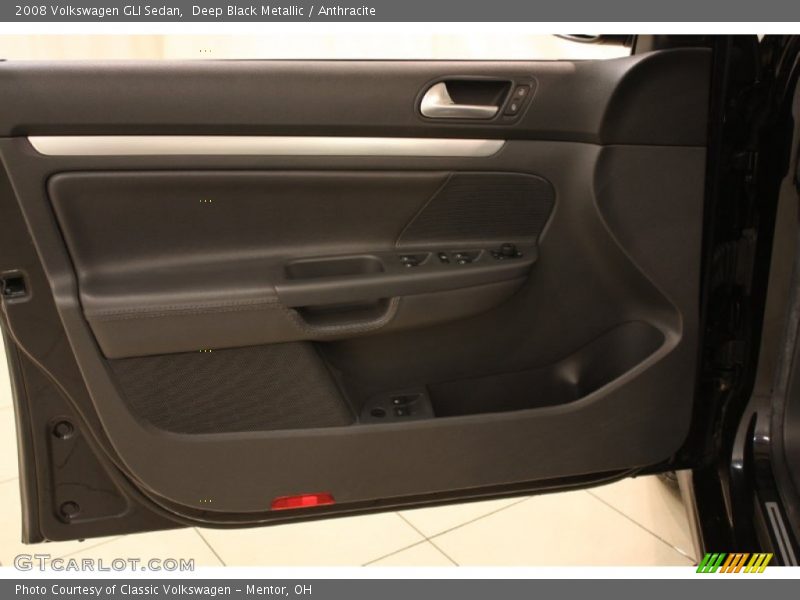 Deep Black Metallic / Anthracite 2008 Volkswagen GLI Sedan