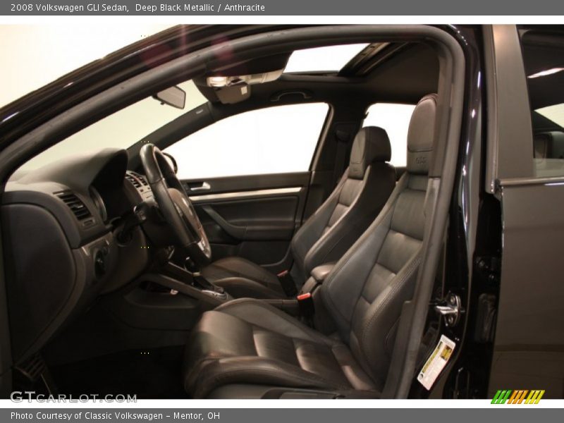Deep Black Metallic / Anthracite 2008 Volkswagen GLI Sedan