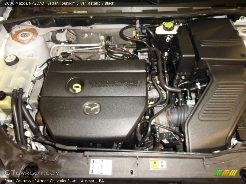 Sunlight Silver Metallic / Black 2006 Mazda MAZDA3 i Sedan