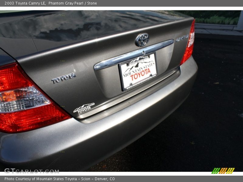 Phantom Gray Pearl / Stone 2003 Toyota Camry LE