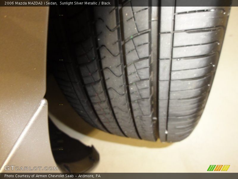 Sunlight Silver Metallic / Black 2006 Mazda MAZDA3 i Sedan