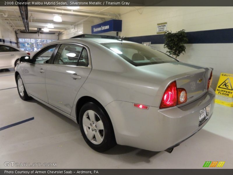Silverstone Metallic / Titanium Gray 2008 Chevrolet Malibu Hybrid Sedan