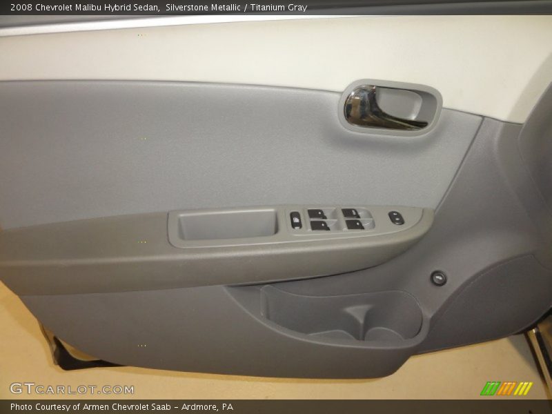 Silverstone Metallic / Titanium Gray 2008 Chevrolet Malibu Hybrid Sedan