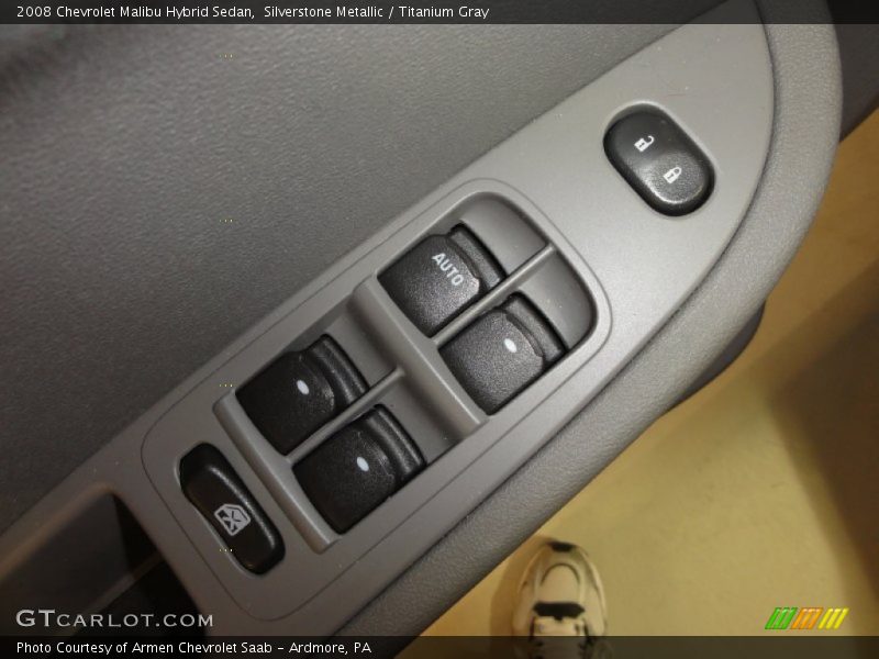 Silverstone Metallic / Titanium Gray 2008 Chevrolet Malibu Hybrid Sedan