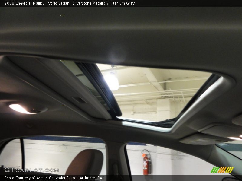 Silverstone Metallic / Titanium Gray 2008 Chevrolet Malibu Hybrid Sedan