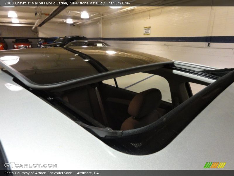 Silverstone Metallic / Titanium Gray 2008 Chevrolet Malibu Hybrid Sedan