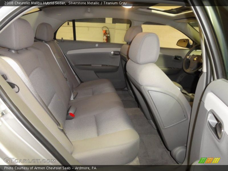 Silverstone Metallic / Titanium Gray 2008 Chevrolet Malibu Hybrid Sedan
