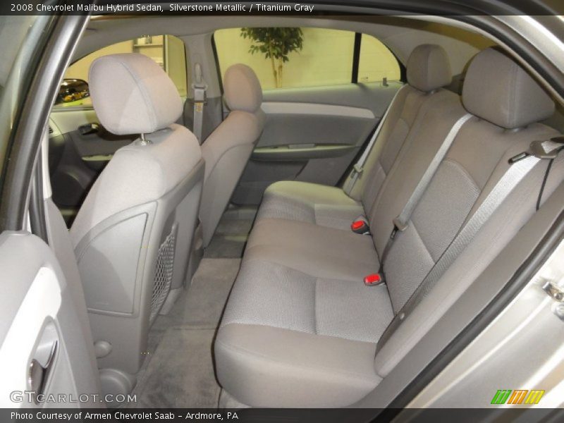 Silverstone Metallic / Titanium Gray 2008 Chevrolet Malibu Hybrid Sedan