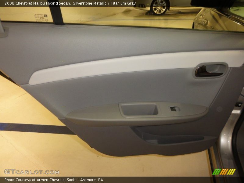 Silverstone Metallic / Titanium Gray 2008 Chevrolet Malibu Hybrid Sedan