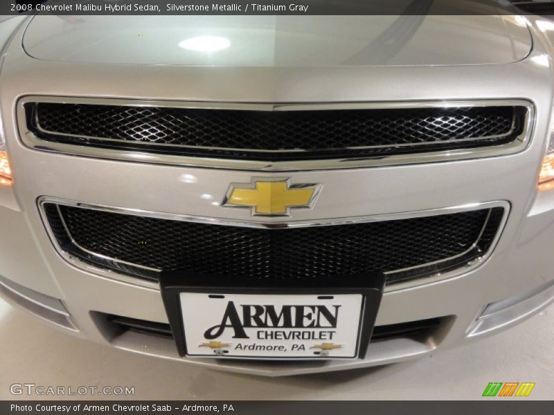 Silverstone Metallic / Titanium Gray 2008 Chevrolet Malibu Hybrid Sedan