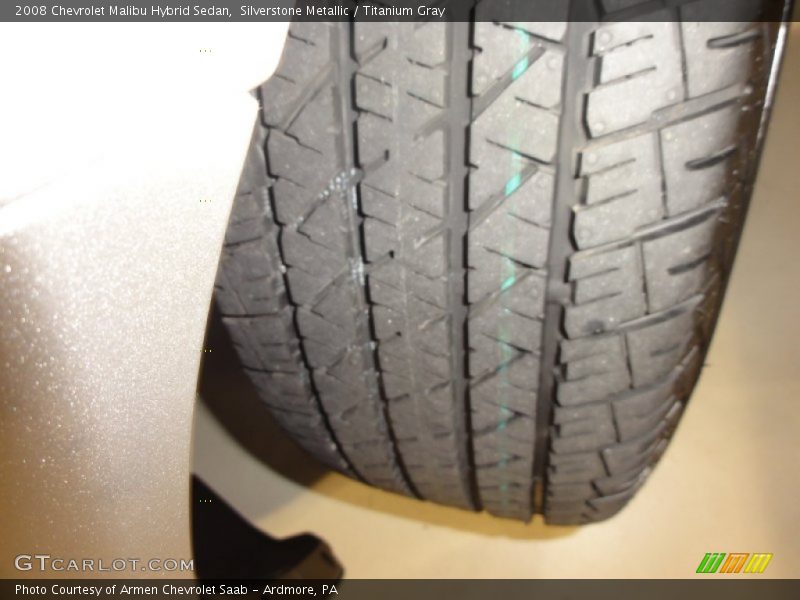 Silverstone Metallic / Titanium Gray 2008 Chevrolet Malibu Hybrid Sedan
