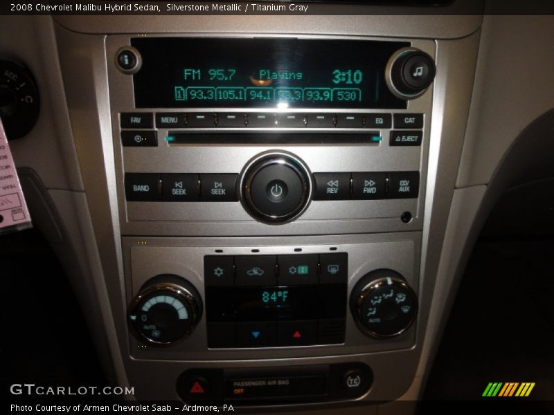 Silverstone Metallic / Titanium Gray 2008 Chevrolet Malibu Hybrid Sedan