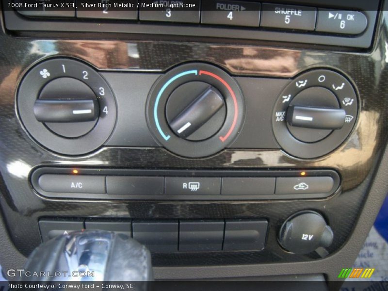 Silver Birch Metallic / Medium Light Stone 2008 Ford Taurus X SEL