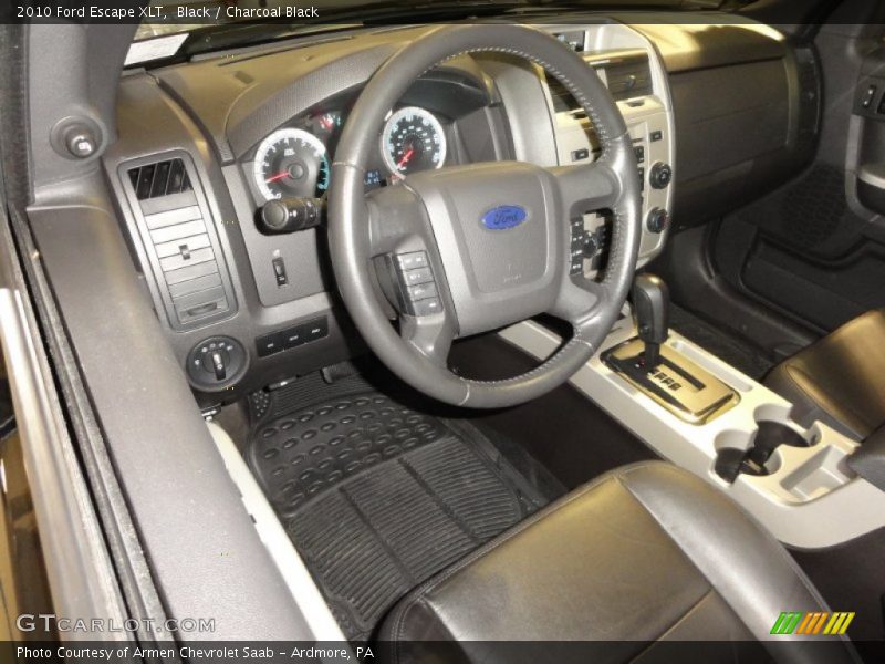 Black / Charcoal Black 2010 Ford Escape XLT