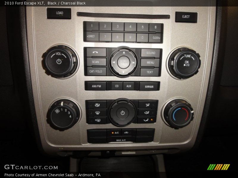 Black / Charcoal Black 2010 Ford Escape XLT
