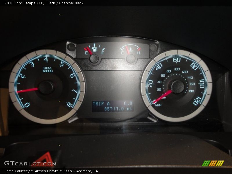 Black / Charcoal Black 2010 Ford Escape XLT