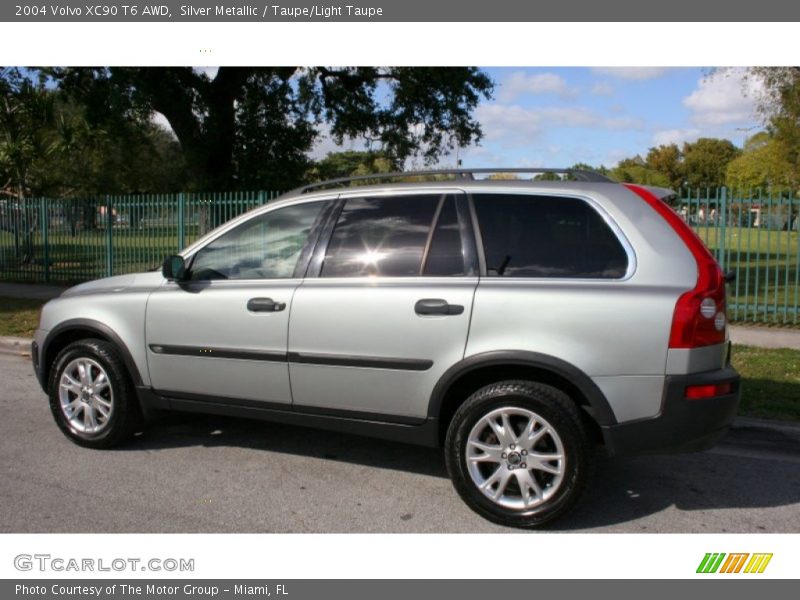 Silver Metallic / Taupe/Light Taupe 2004 Volvo XC90 T6 AWD