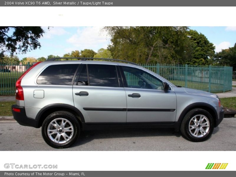 Silver Metallic / Taupe/Light Taupe 2004 Volvo XC90 T6 AWD