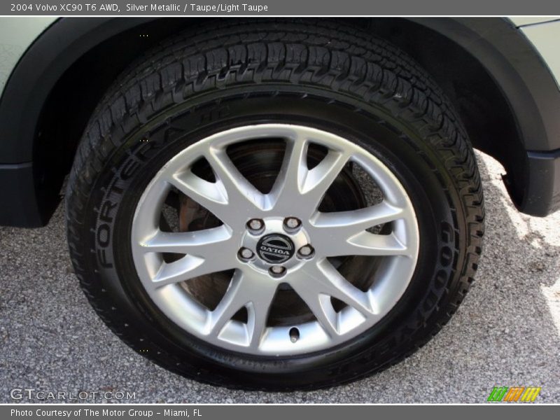 Silver Metallic / Taupe/Light Taupe 2004 Volvo XC90 T6 AWD