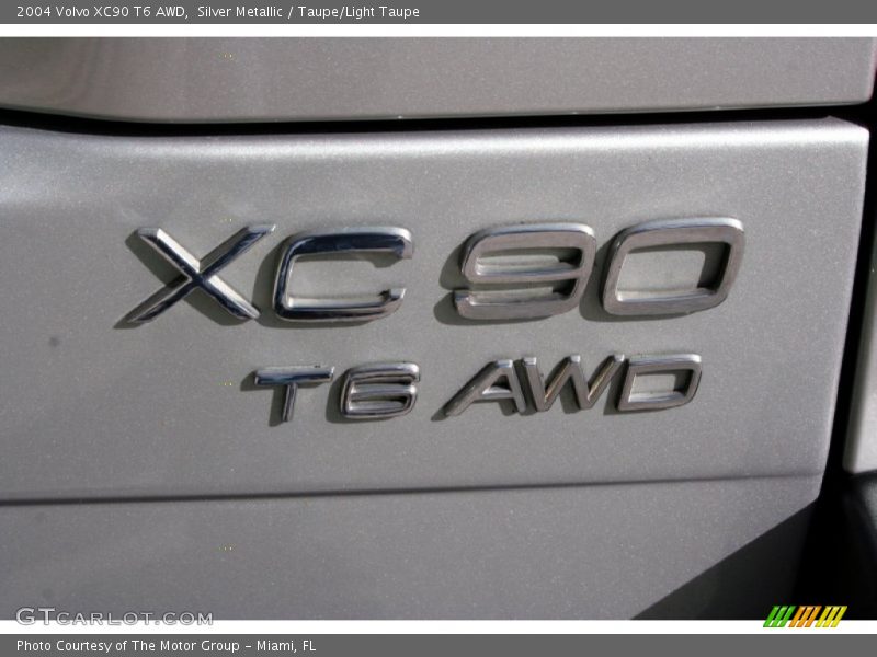 Silver Metallic / Taupe/Light Taupe 2004 Volvo XC90 T6 AWD