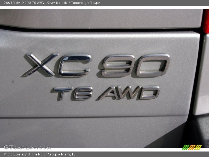 Silver Metallic / Taupe/Light Taupe 2004 Volvo XC90 T6 AWD