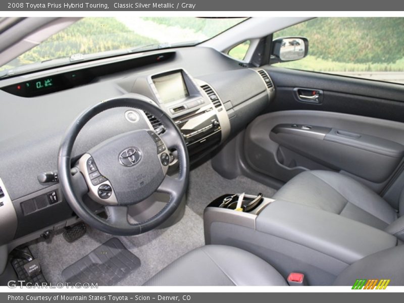  2008 Prius Hybrid Touring Gray Interior