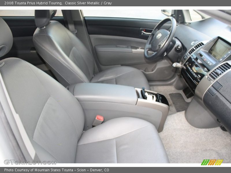  2008 Prius Hybrid Touring Gray Interior